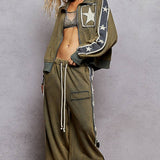 Star Patch Track Jacket