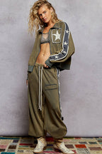 Star Patch Track Jacket