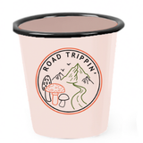 Enamel Cup Reusable Candle - "Road Trippin'"