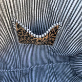 Artisan-Made Velvet Leopard Print Tote Bag