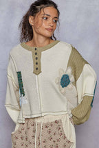 Cut & Sew Knit Sweater