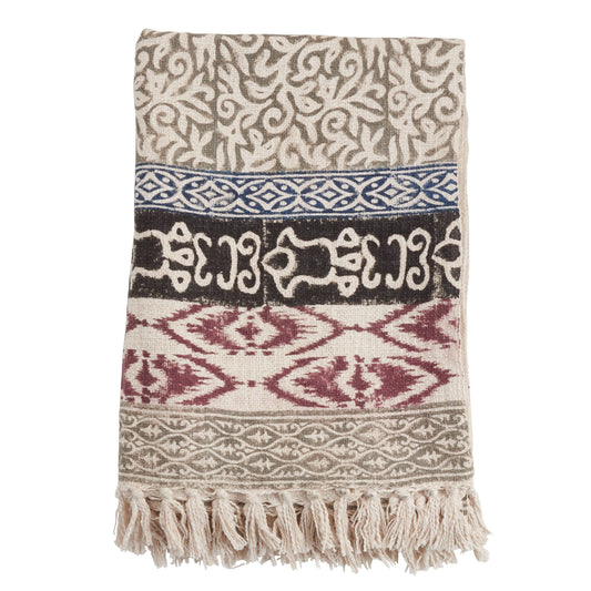 Block Print Throw