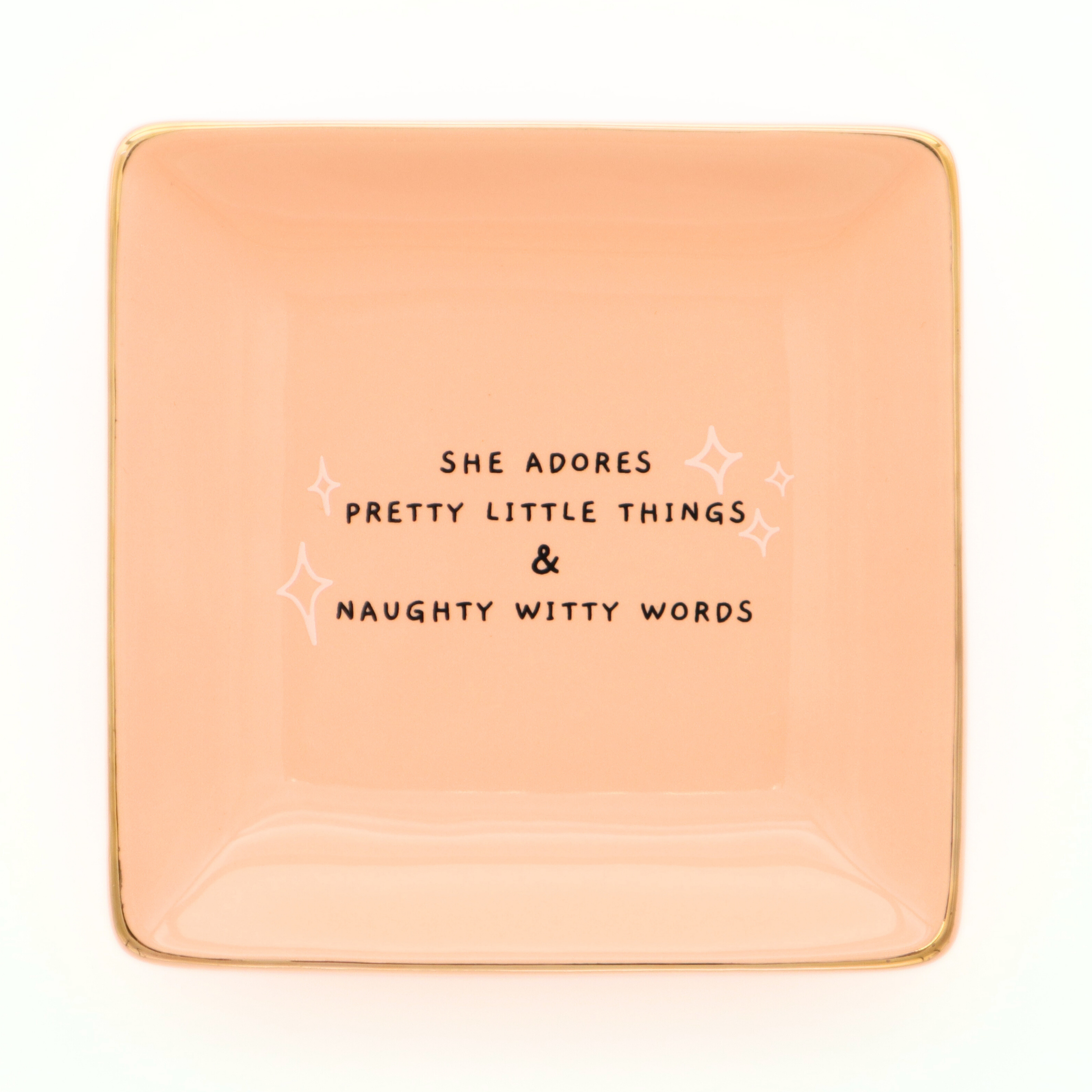 "She Adores Pretty Little Things" Trinket Tray