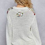 Thin Cable Knit Sweater
