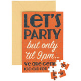 Let's Party Puzzle Card