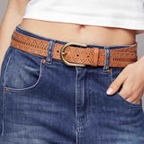 Elora | Leather Studded Belt