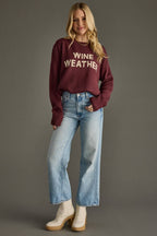 "Wine Weather" Sweater