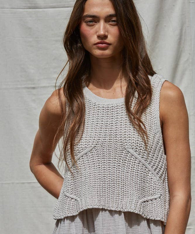 Sleeveless Flared Midi Dress