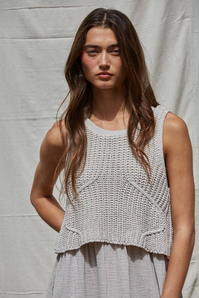 Sleeveless Flared Midi Dress
