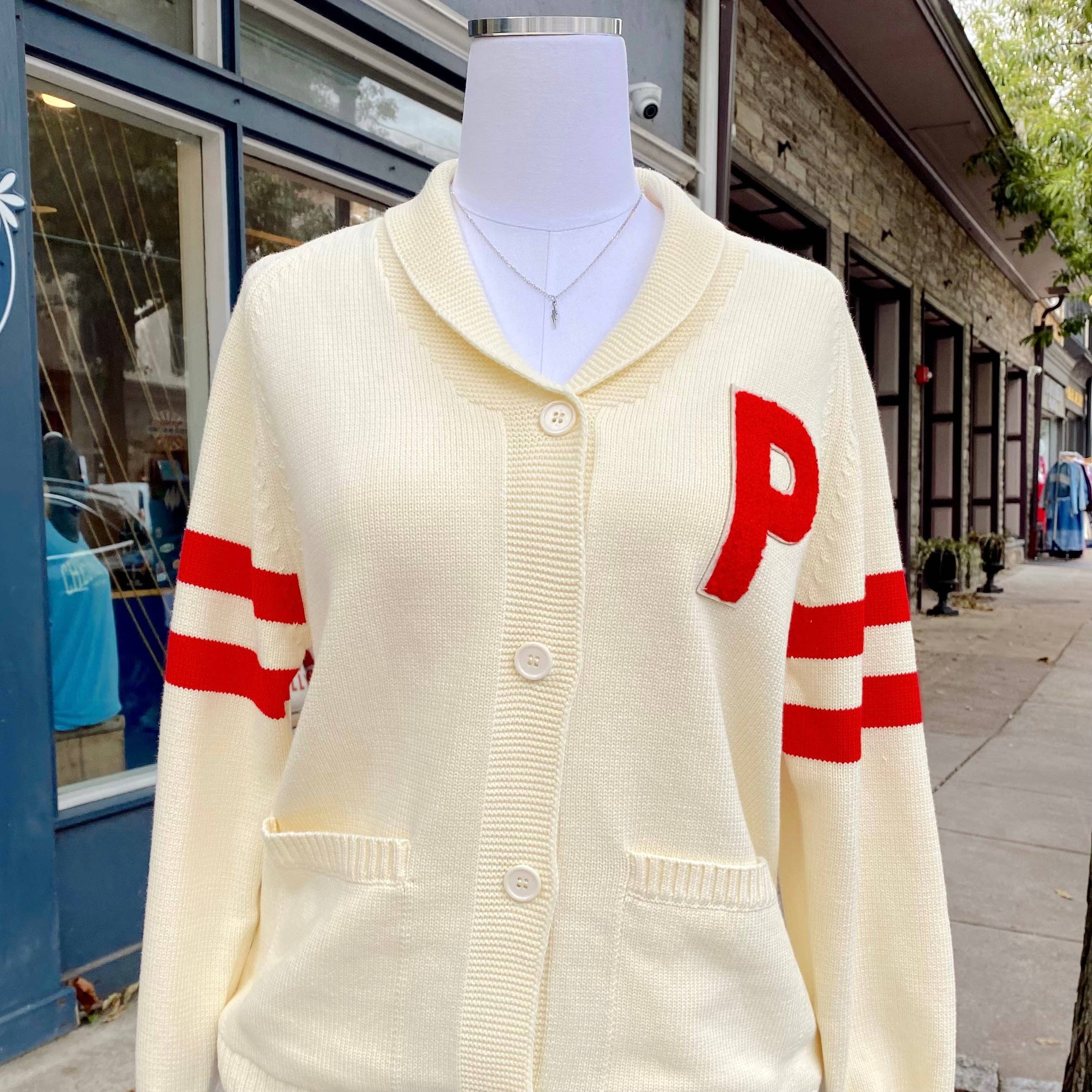 Philadelphia "Ring the Bell" Collared Knit Cardigan