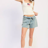 SQUARED NECK RIB TOP
