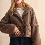 Suede & Sherpa Reversible Jacket