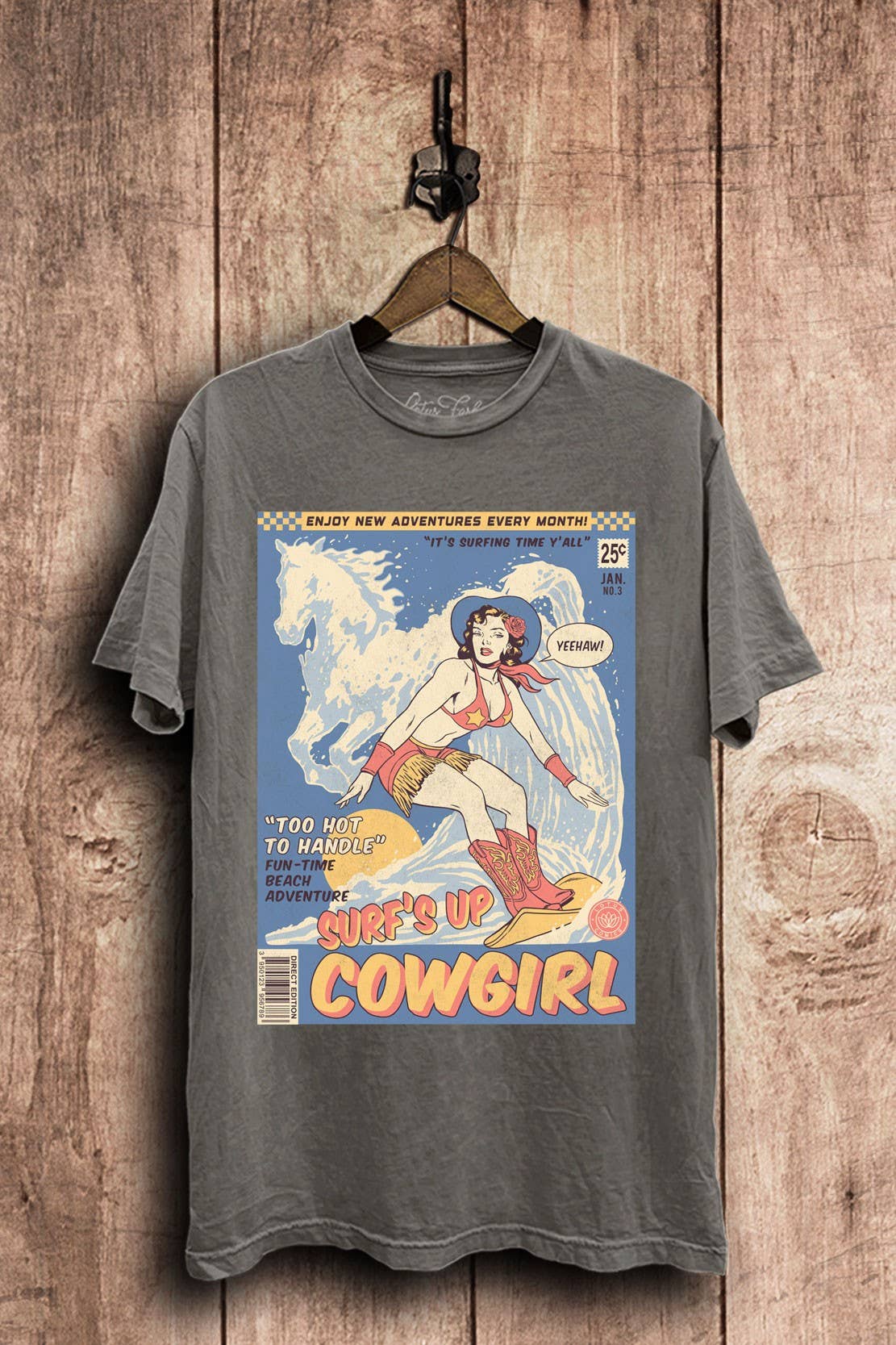 Surfing Cowgirl Graphic Top