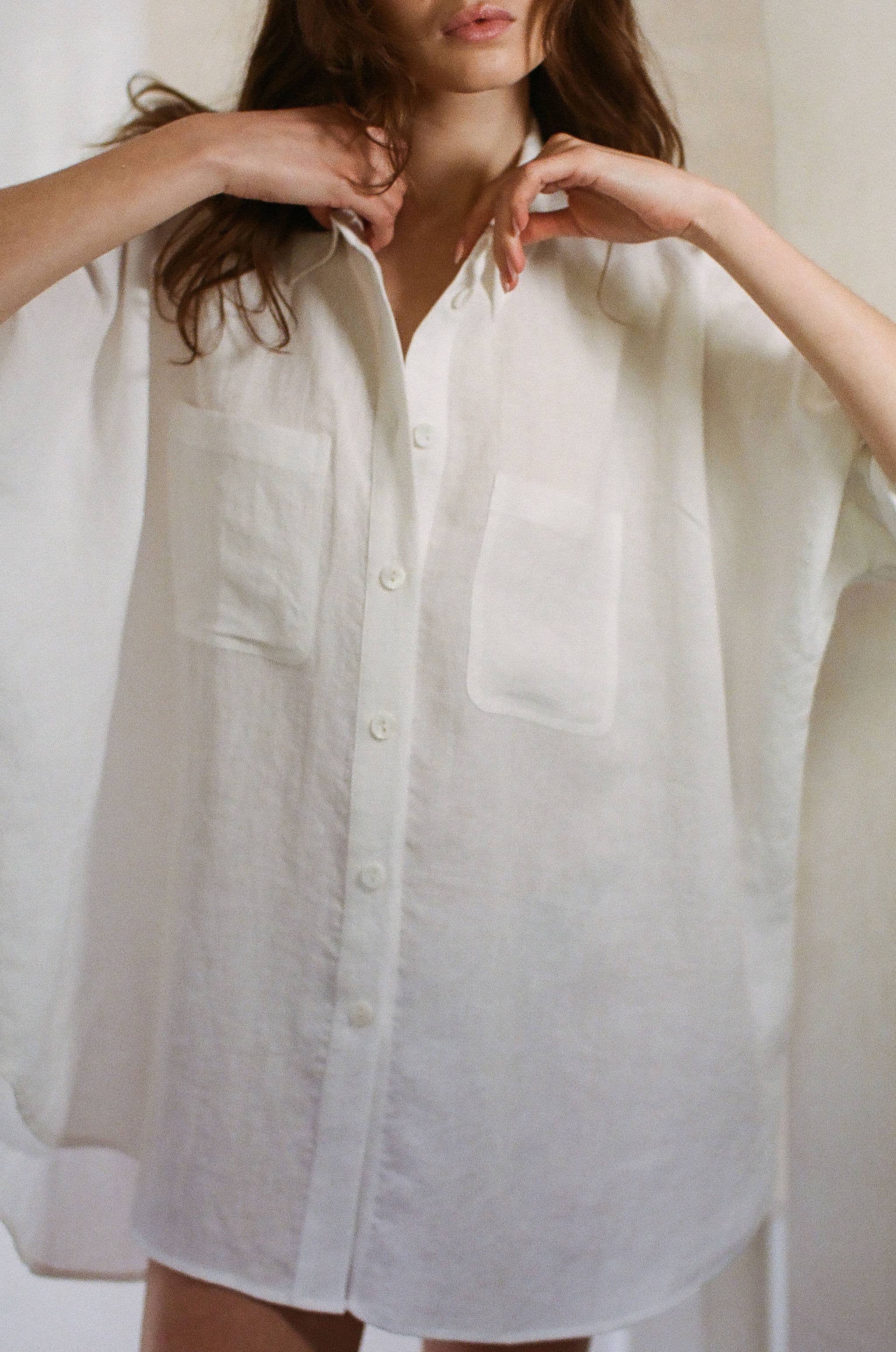 Linen Button Down Shirt