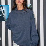 IT2594-3 | Vintage Wash Print Oversized Sweatshirt