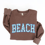 BEACH WITH PATTERN Graphic Sweatshirt
