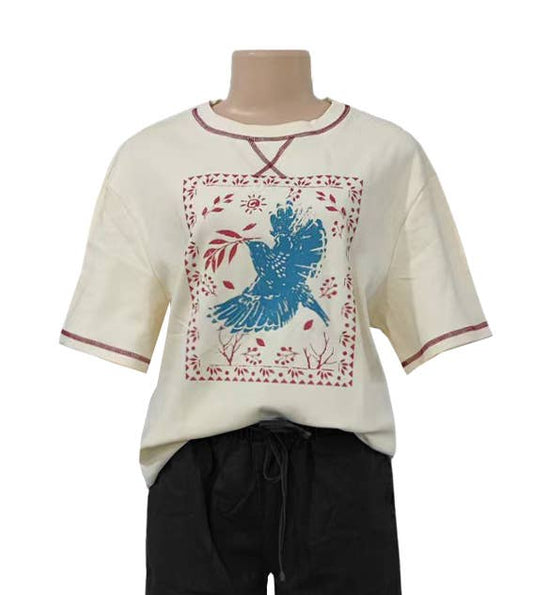 Graphic Printed Crew Neck T-Shirt