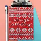 "Sleigh All Day" - A2 Holiday Card