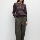 The Virginia Sweater | Henley Color Pop Cardigan