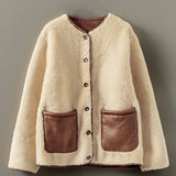 Plush Faux Shearling Jacket – Boxy Relaxed Fit