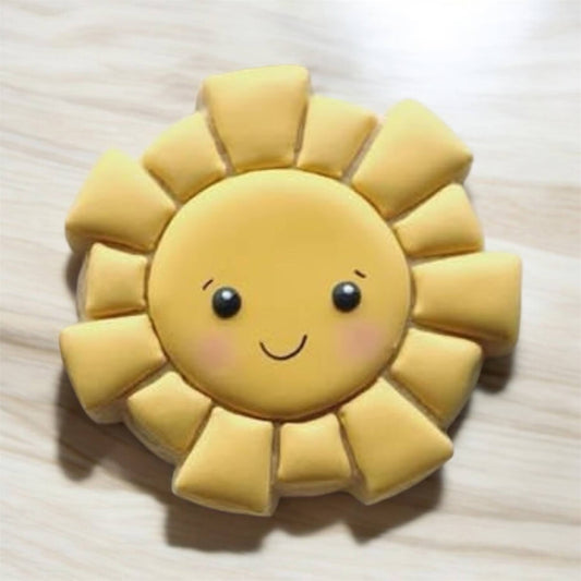 Happy Sun Printed Sugar Cookie