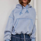 Fleece Pocket Bubble Hoodie