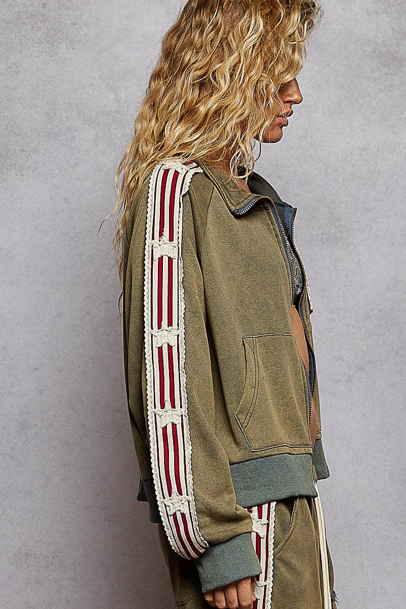 Star Patch Track Jacket