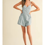 Madeline Denim Romper