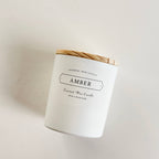 Amber Coconut Wax Candle | Amber, Ozone, Bergamot