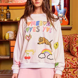 'Somebody Loves You' Graphic Sweatshirt