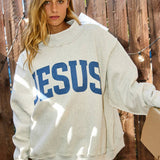 IT2594-JESUS | 'JESUS & GOD IS GOOD' Reversible Sweatshirt