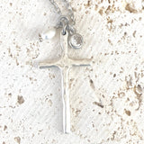 Cross and Pearl Necklace