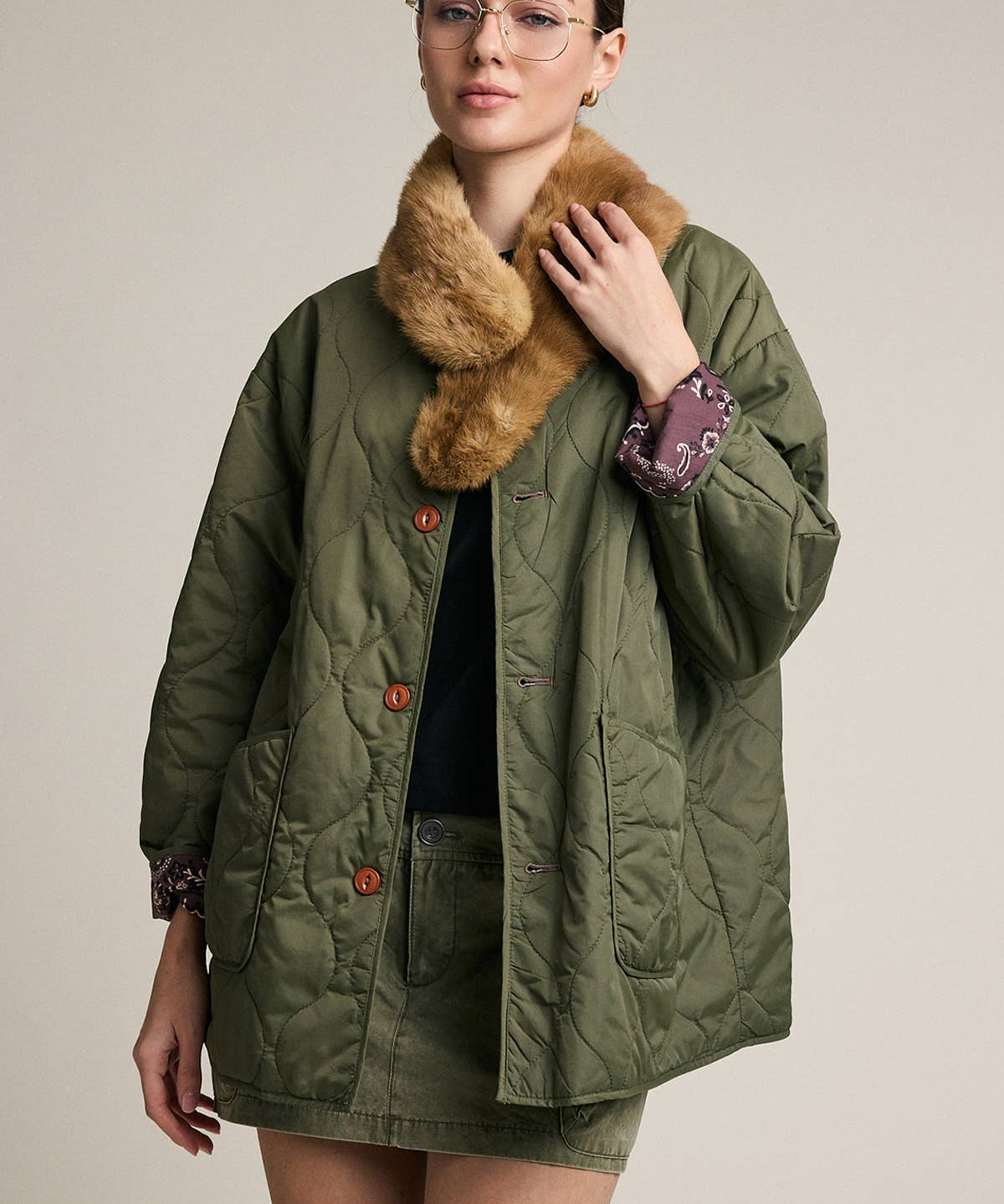 Reversible Quilted Bandana Jacket - RJ1180