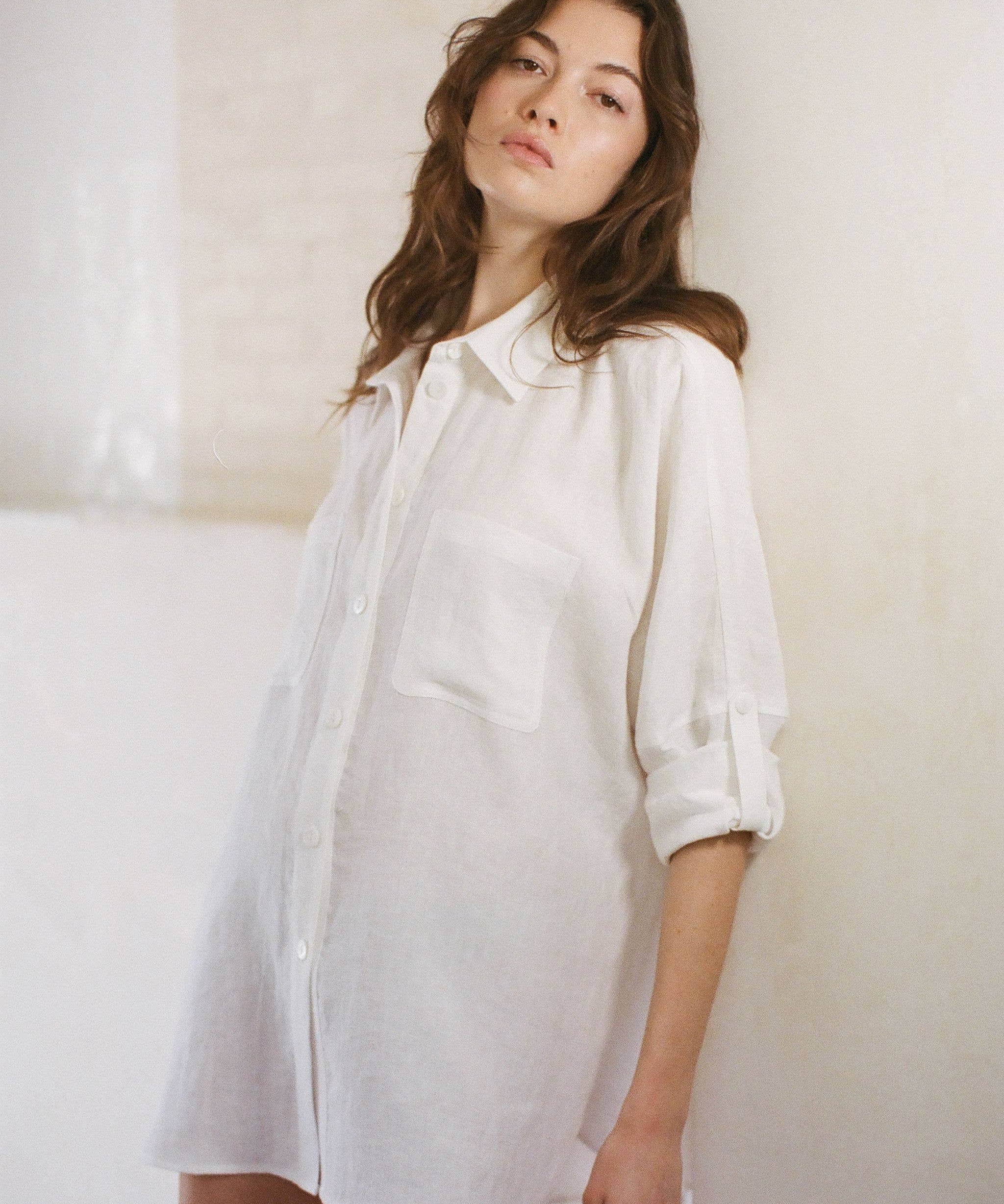 Linen Button Down Shirt
