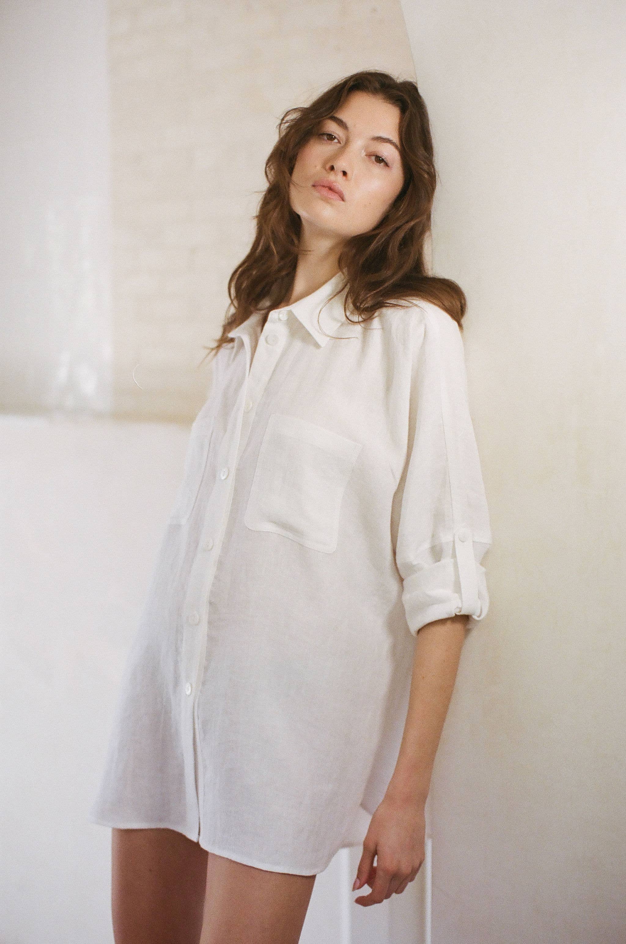Linen Button Down Shirt