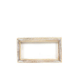 17037 - 7x4 wood frame blank sign w/white insert  DIY