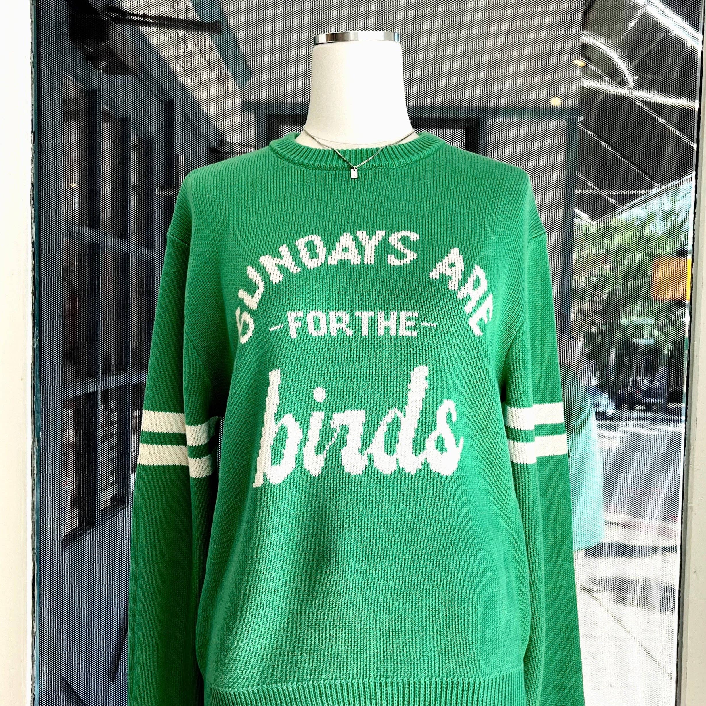 Philadelphia Sundays Are For The Birds Knit Sweater