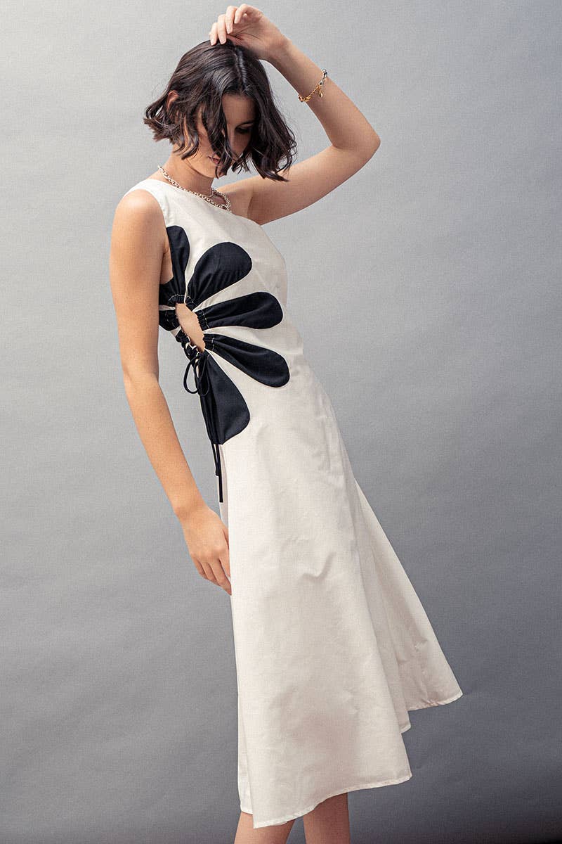 Medallion Bell Sleeve Dress