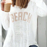 "BEACH" Sweater