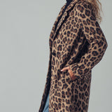 Leopard Print Oversized Statement Coat
