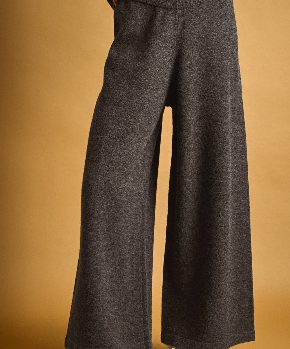P7312ST  RELAXED SWEATER KNIT TROUSER