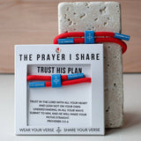 TRUST HIS PLAN Bible Verse Bracelet | Christian Athletes