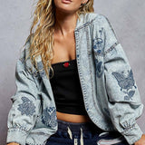 Vintage Embroidered Denim Jacket