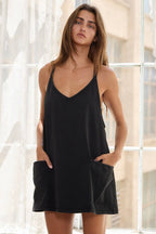 Washed Sporty Romper