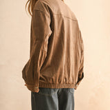 Suede Oversized Jacket