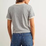 ET6334   SHORT SLEEVE RINGER TOP