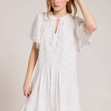 Embroidered Cotton Minidress