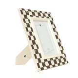 Wood photo frame (CHECK) (5x7 pic) Everyday - 70035