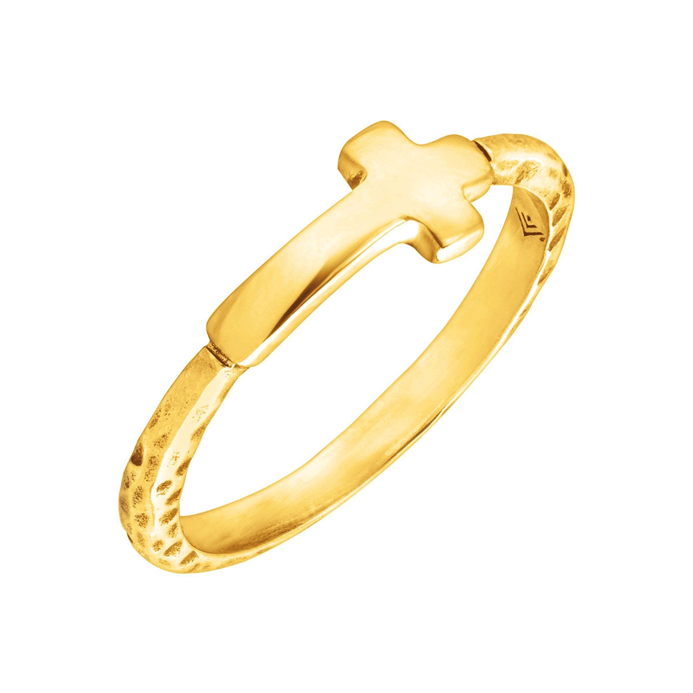 Silpada 'Simplex Cross' Textured Ring