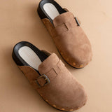 The Toni | Studded Buckle Clog